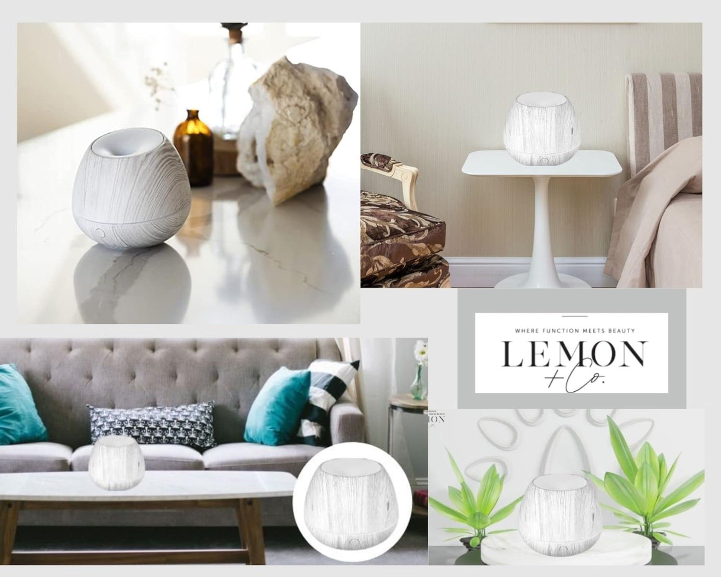 Cool Mist Humidifiers - Essential Oil Diffusers with 7 Lighting Options - Auto Shut off Humidifiers for Bedroom, Home & Office