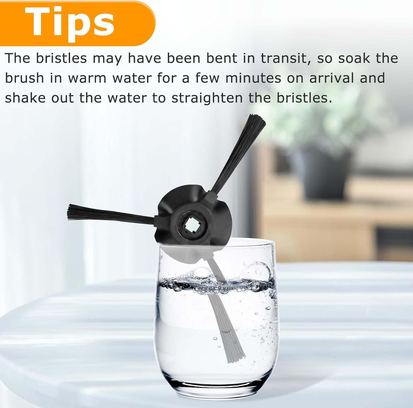 8 Pack Side Brushes Replacement for Shark Matrix Robot Vacuum RV2310, RV2310AE,