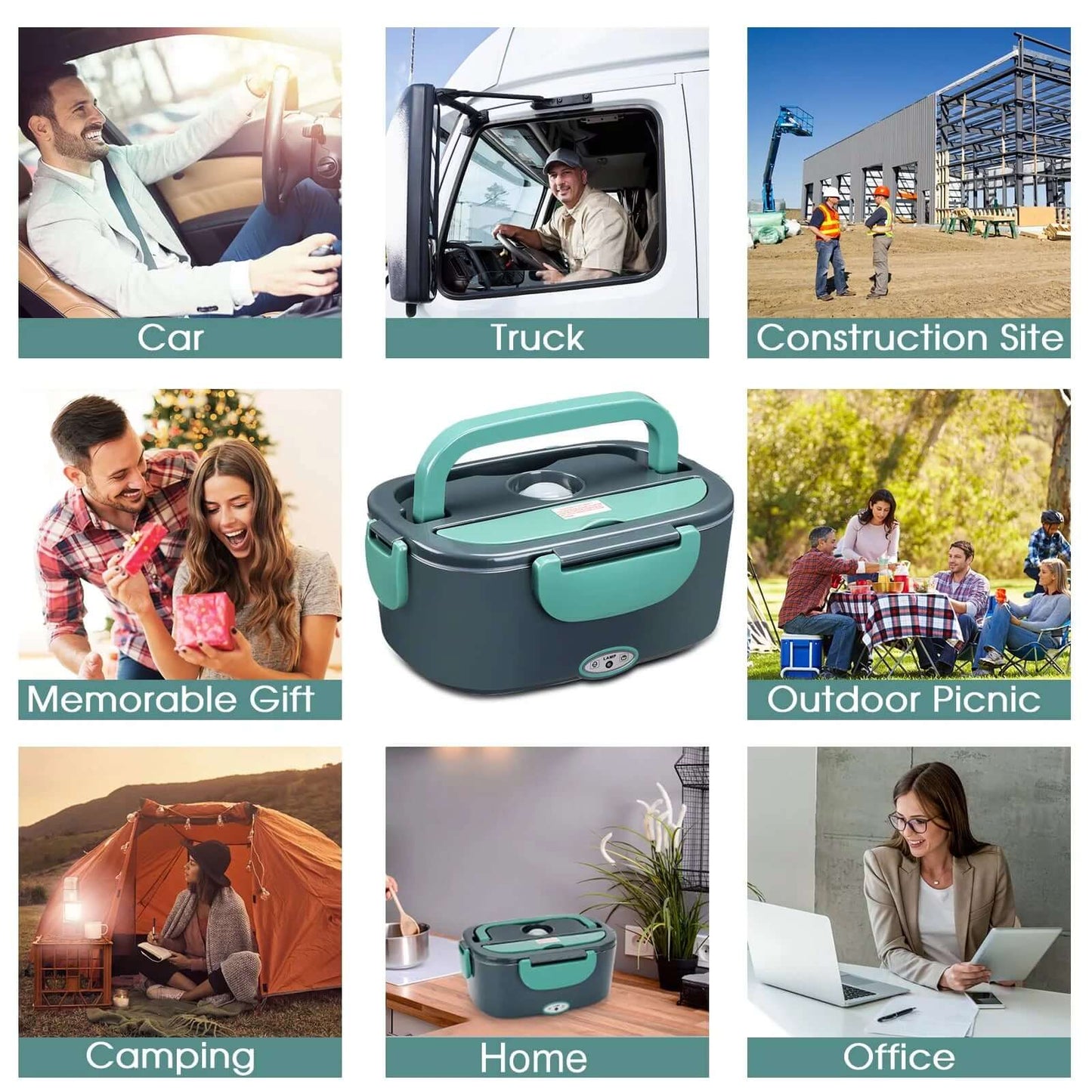 Revolutionary 3-In-1 Electric Lunch Box: Your Portable Food Warmer for Car & Home
