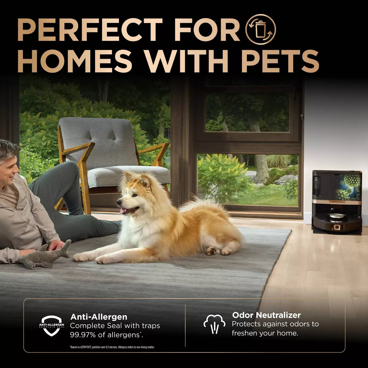 Shark Powerdetect robot vacuum mop Shark Powerdetect 2-In-1 Robot Vacuum and Mop with Nevertouch Pro Base Black RV2810ZE