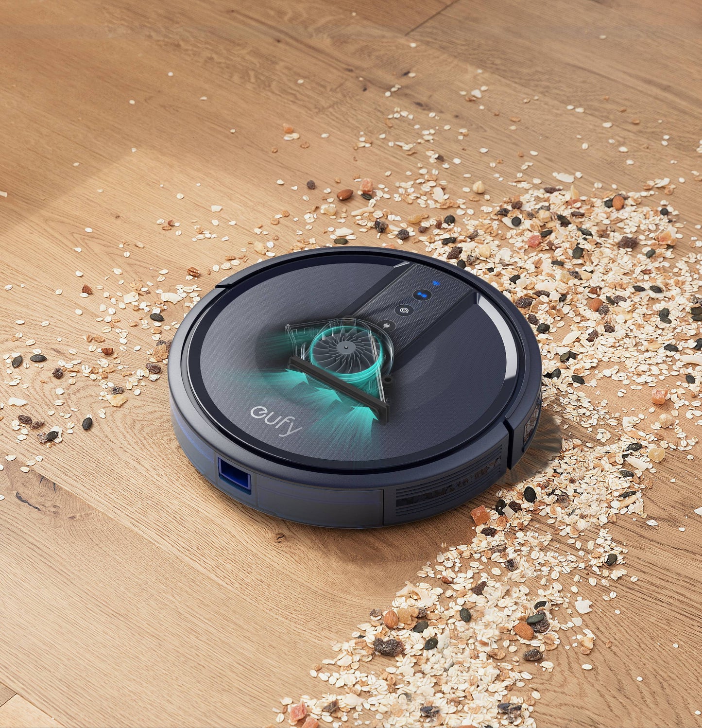 Robovac 25C Wifi Robot Vacuum – 1500 PA Smart Pet-Hair Cleaning for Hard Floors & Carpets, App + Alexa/Google Voice Control, Slim Design, Smart Suction
