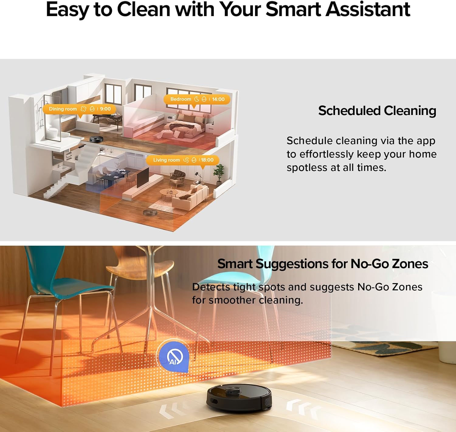 Q7 M5+ robot vacuum mop Upgrade Your Cleaning Routine with the Q7 M5+ Robot Vacuum and Mop - 7-9 Weeks Self-Emptying, 10000Pa Suction Power, Dual Anti-Tangle Design for Effortless Pet Hair Removal, and Smart Navigation Control in Sleek Black