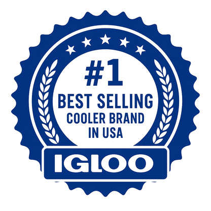 38 QT Wheelie Cool Hard Sided Cooler with Wheels, Blue