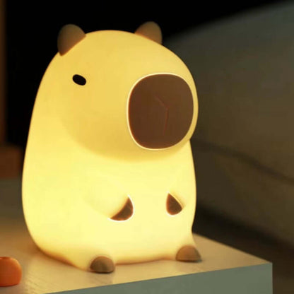 cute capybara night light t Battery Dimming Sleep Night Lamp for Children'S Room Decor