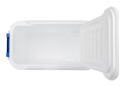 38 QT Wheelie Cool Hard Sided Cooler with Wheels, Blue