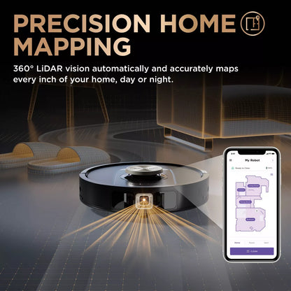 Shark Powerdetect robot vacuum mop Shark Powerdetect 2-In-1 Robot Vacuum and Mop with Nevertouch Pro Base Black RV2810ZE