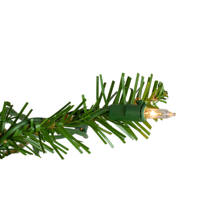 Pre-Lit Full Northern Pine Artificial Christmas Tree - 4' - Clear Lights