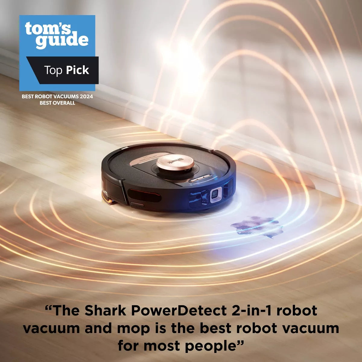 Shark Powerdetect robot vacuum mop Shark Powerdetect 2-In-1 Robot Vacuum and Mop with Nevertouch Pro Base Black RV2810ZE