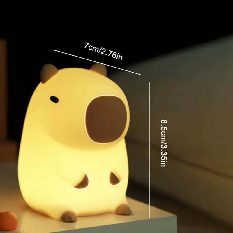 cute capybara night light Battery Dimming Sleep Night Lamp for Children'S Room Decor